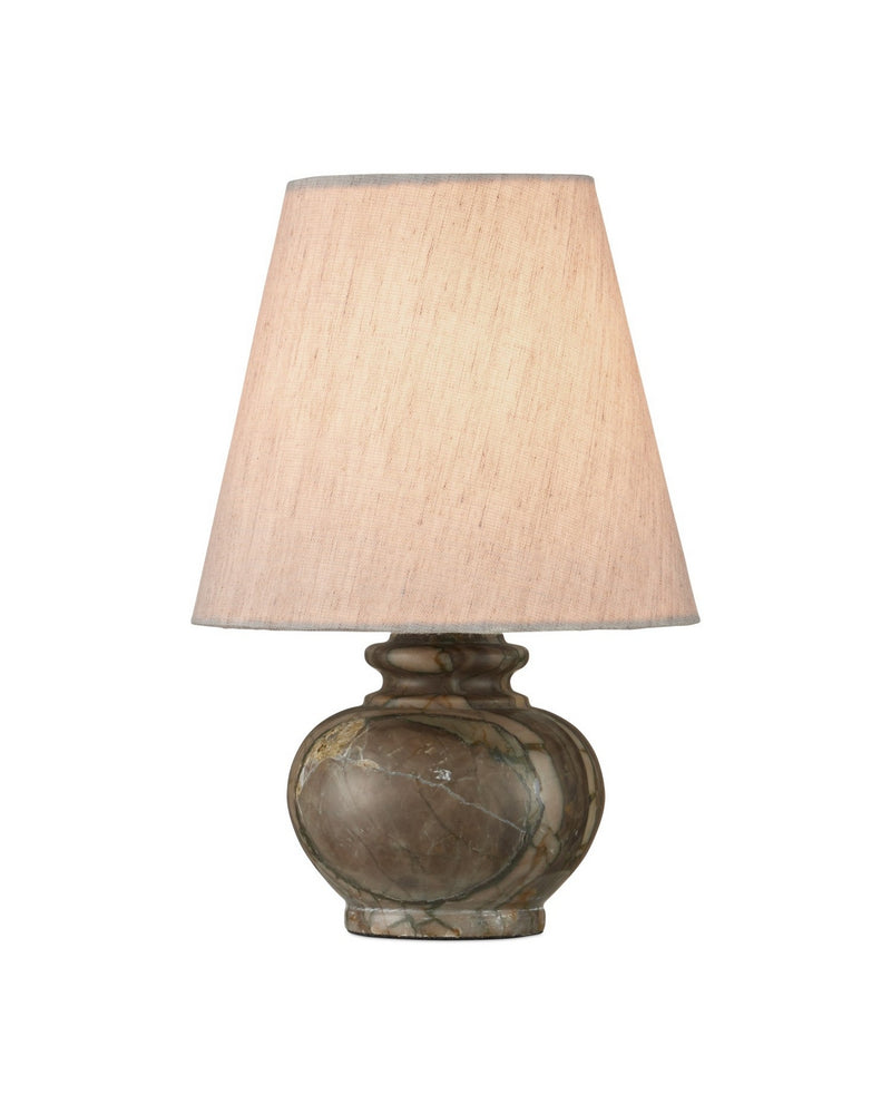 Currey and Company 6000-1048 One Light Table Lamp, Natural Green