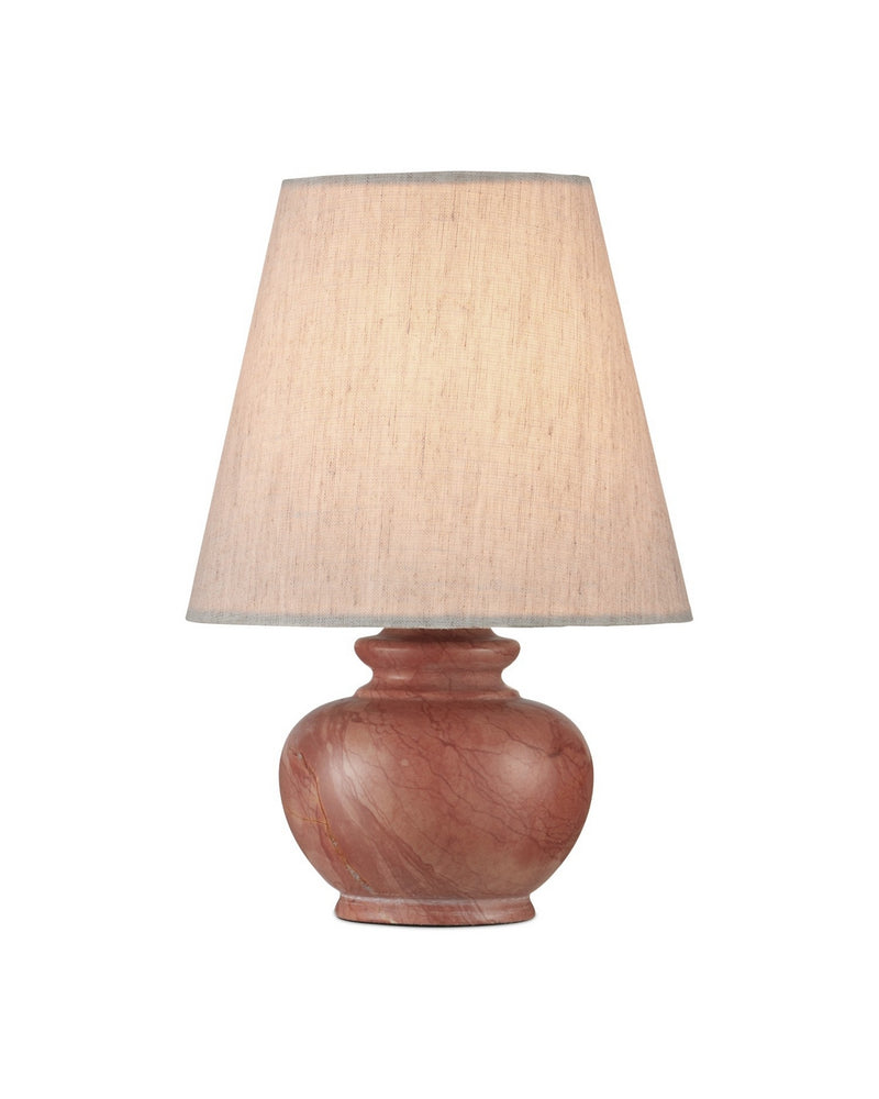 Currey and Company 6000-1049 One Light Table Lamp, Natural Rose