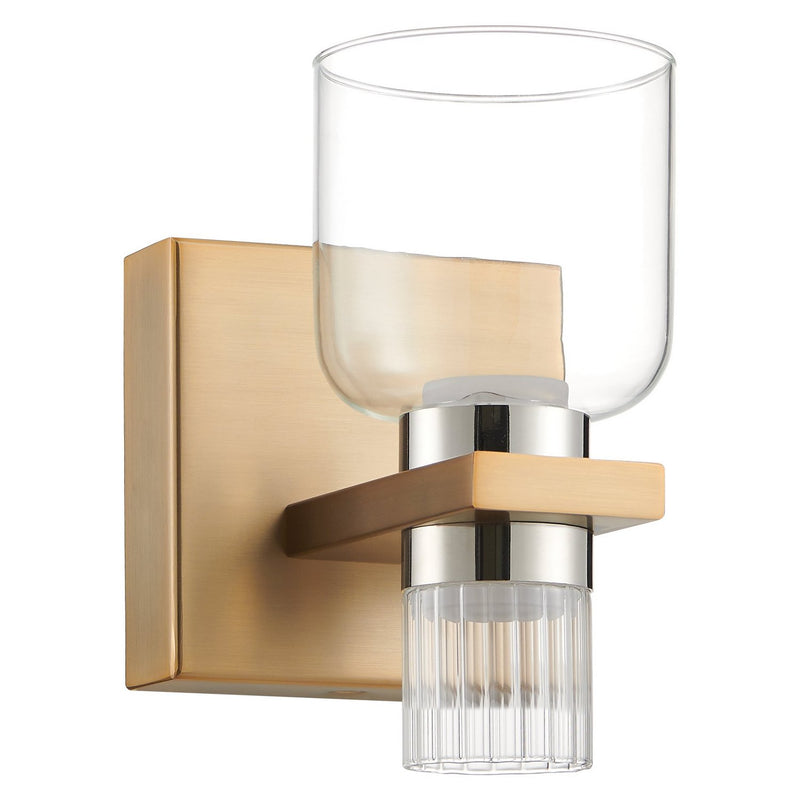 Thesis 207674A LED Vanity, Champagne Gold, Polished Nickel