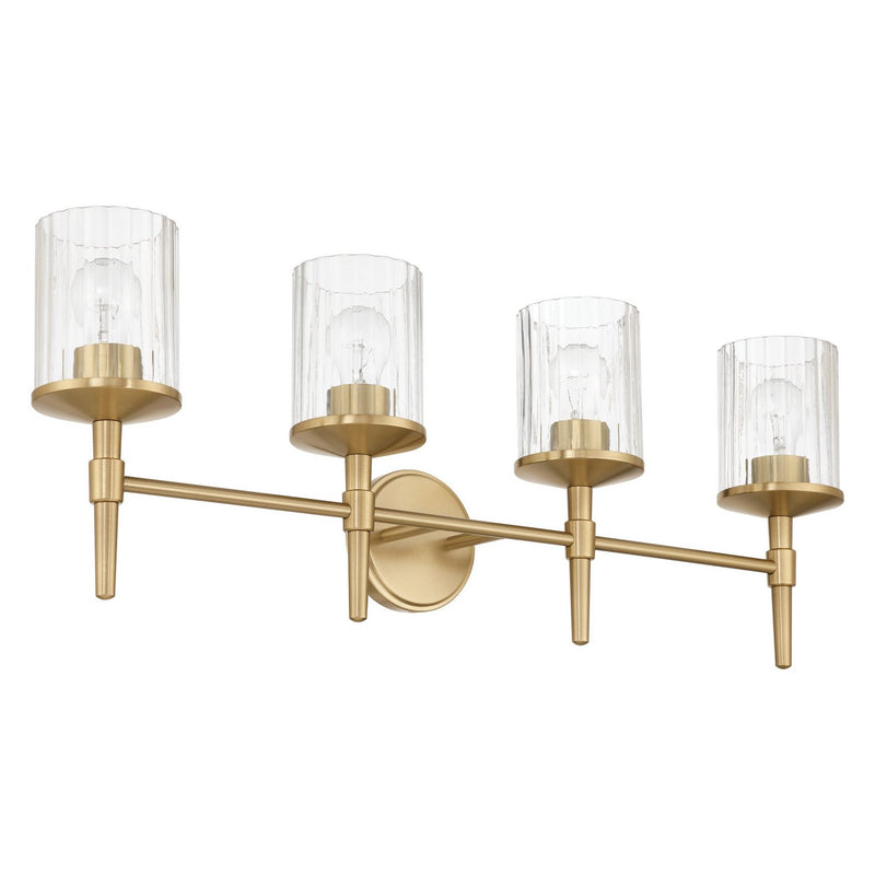 Thesis 207695A Four Light Vanity, Champagne Gold