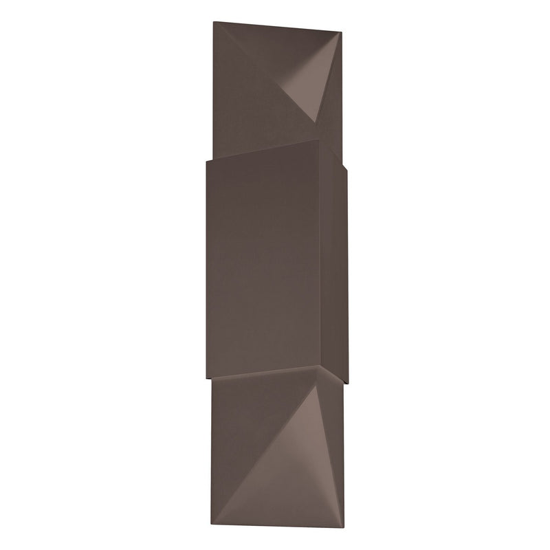 Thesis 207733A Two Light Exterior Wall Sconce, Matte Black