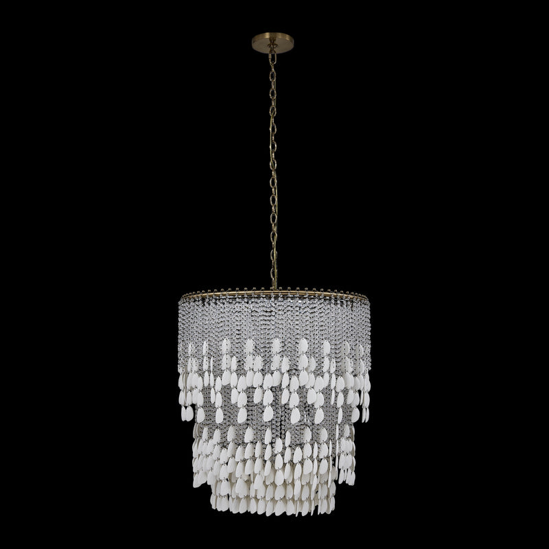 Allegri 047355-038-FR001 18 Light Chandelier, Brushed Champagne Gold