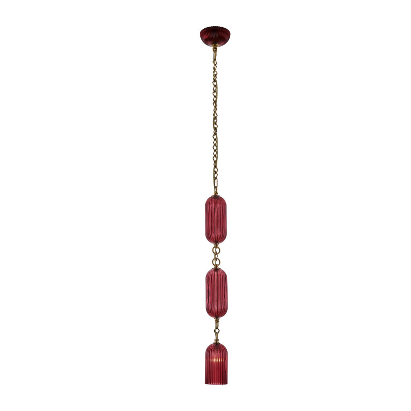 Kalco 519611STB/MGNT One Light Pendant, Satin Brass