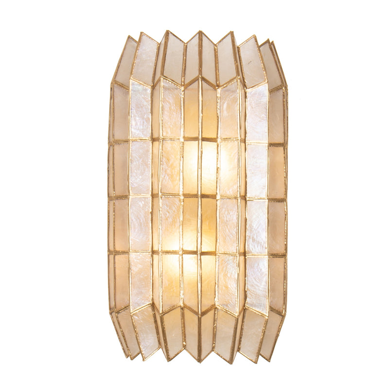 Kalco 522621OL Two Light Wall Sconce, Oxidized Gold Leaf