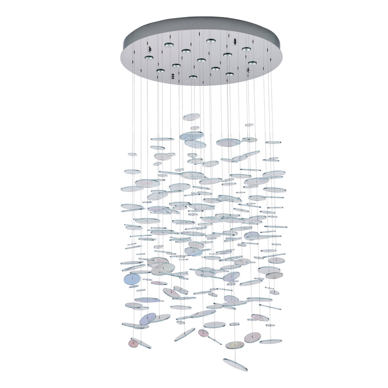 Kalco 528051CH 13 Light Chandelier, Polished Chrome