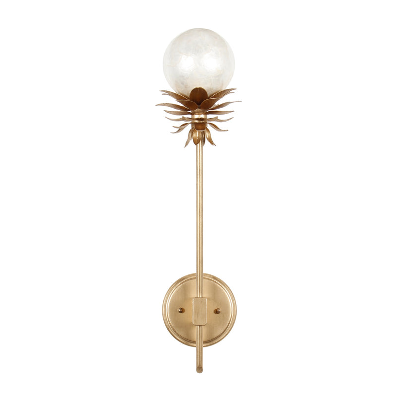 Kalco 528821MG One Light Wall Sconce, Modern Gold