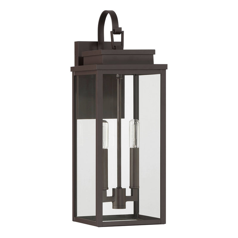 Thesis 207749A Two Light Exterior Wall Sconce, Dark Bronze