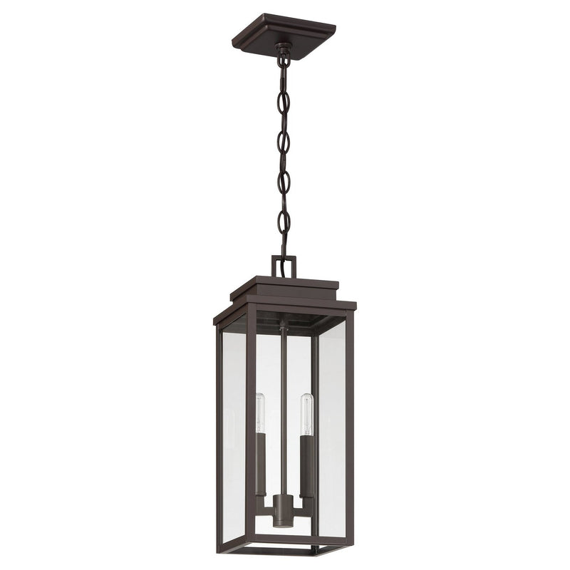 Thesis 207754A Two Light Exterior Pendant, Dark Bronze
