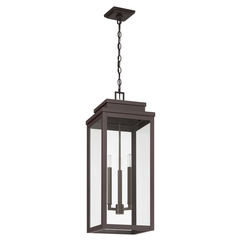 Thesis 207756A Three Light Exterior Pendant, Dark Bronze