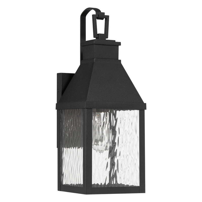 Thesis 207758A One Light Exterior Wall Sconce, Textured Black