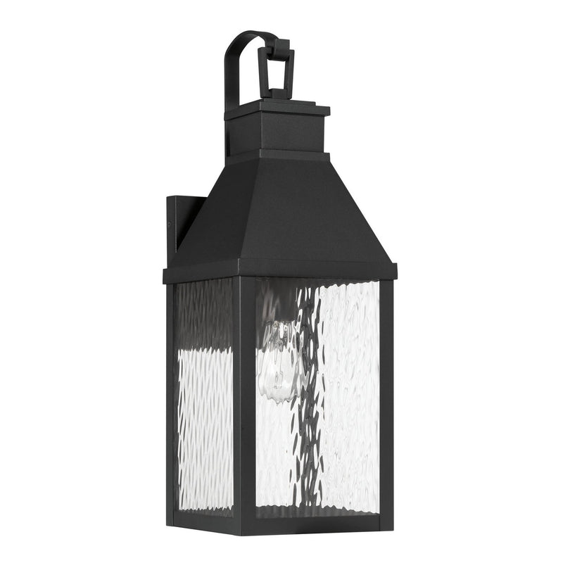 Thesis 207759A One Light Exterior Wall Sconce, Textured Black