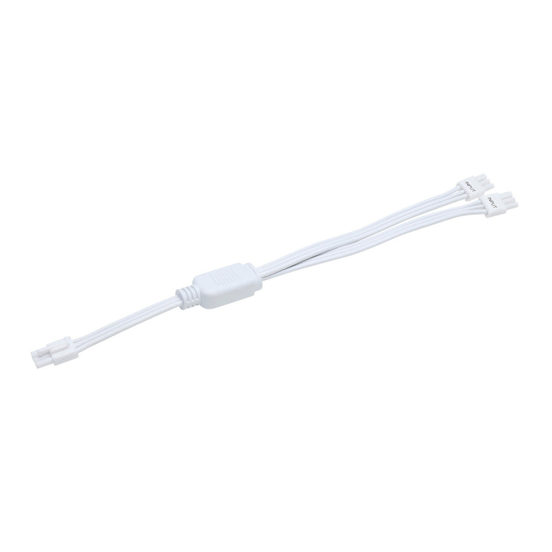 Nuvo Lighting 63-519 Y-Splitter for Under Cabinet LED Fixtures, White