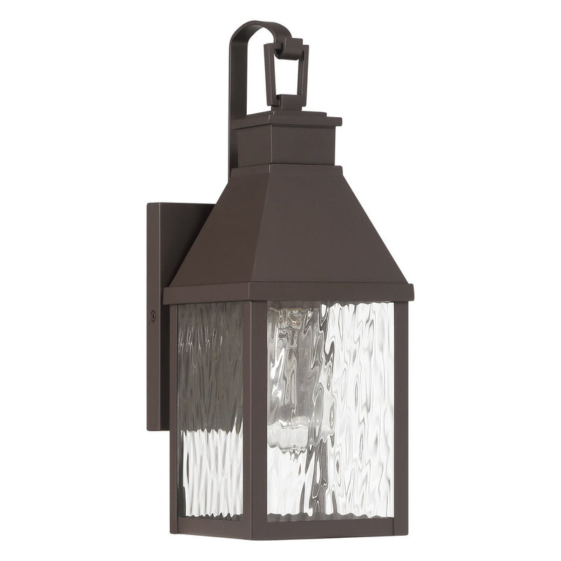 Thesis 207761A One Light Exterior Wall Sconce, Dark Bronze