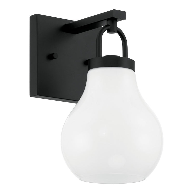 Thesis 207849A One Light Vanity, Matte Black