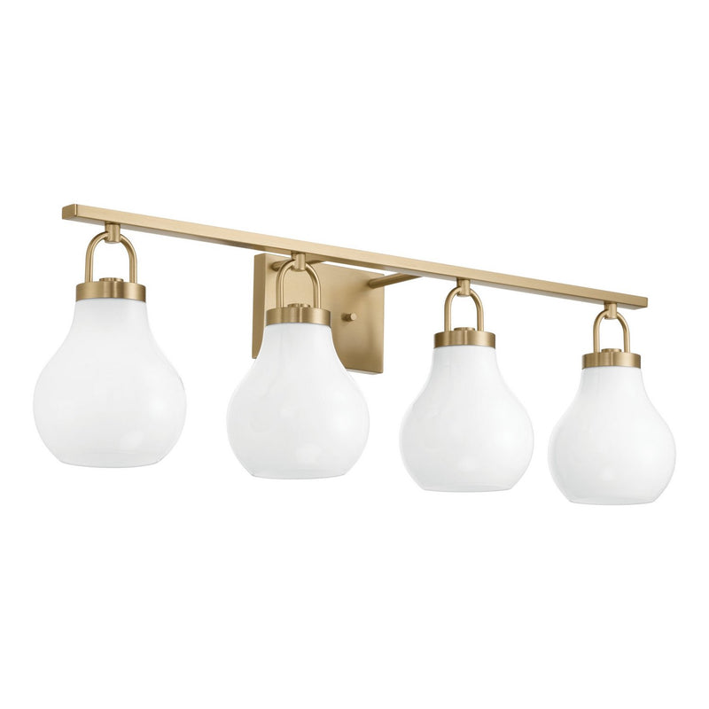 Thesis 207857A Four Light Vanity, Champagne Gold