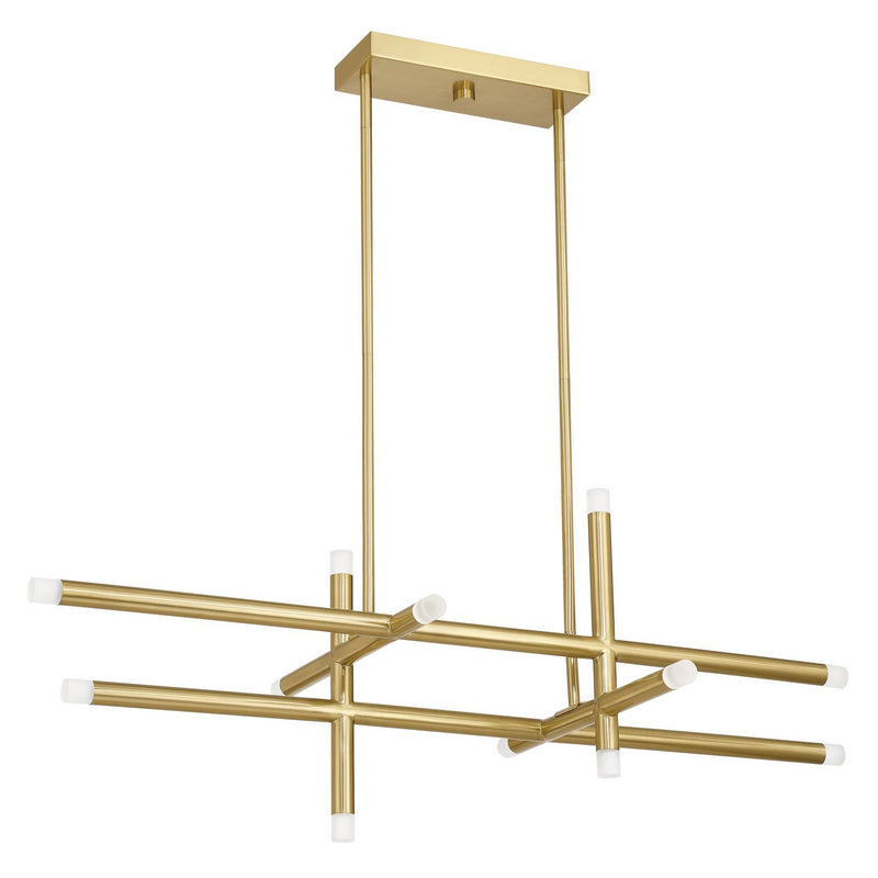 Thesis 207299A LED Chandelier, Brushed Gold