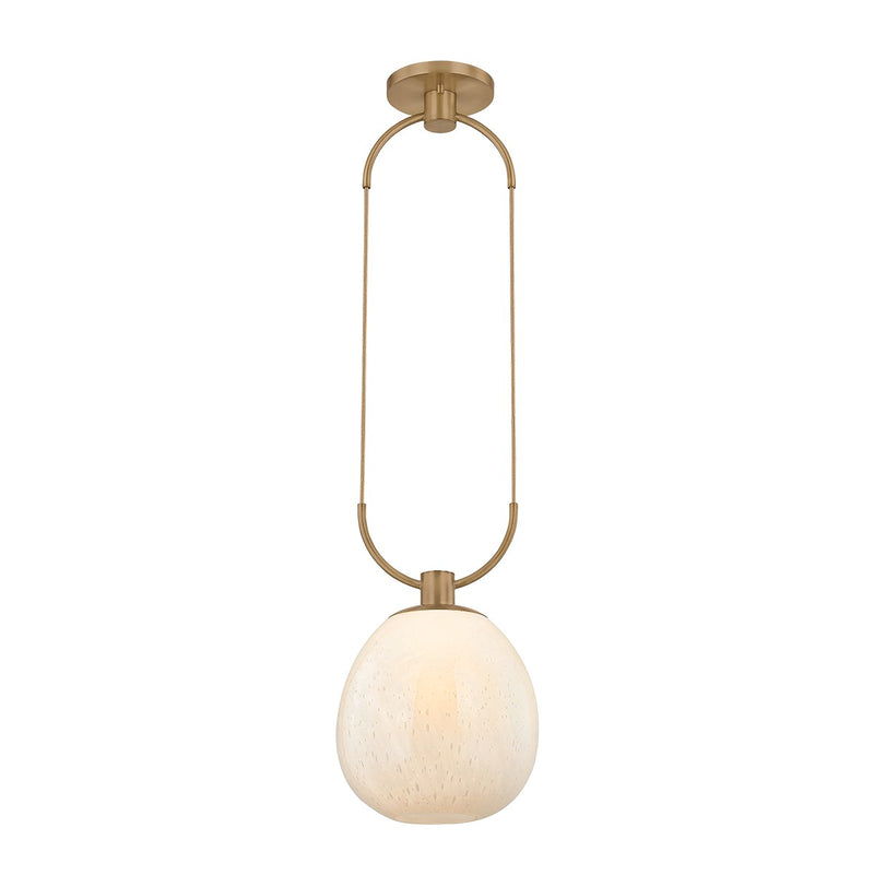Troy Lighting F7510-PBR One Light Pendant, Patina Brass