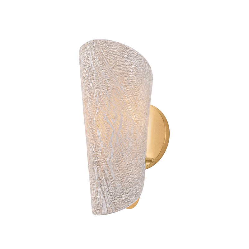 Troy Lighting B3412-VGL One Light Wall Sconce, Vintage Gold Leaf