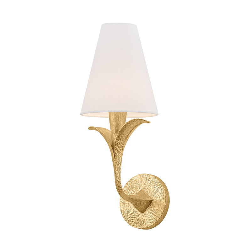 Troy Lighting B4717-GLI One Light Wall Sconce, Gilded Ivory