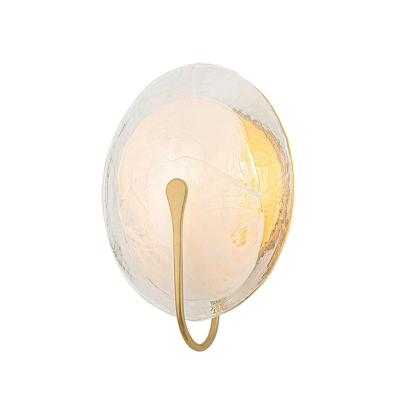 Troy Lighting B5312-VGL One Light Wall Sconce, Vintage Gold Leaf