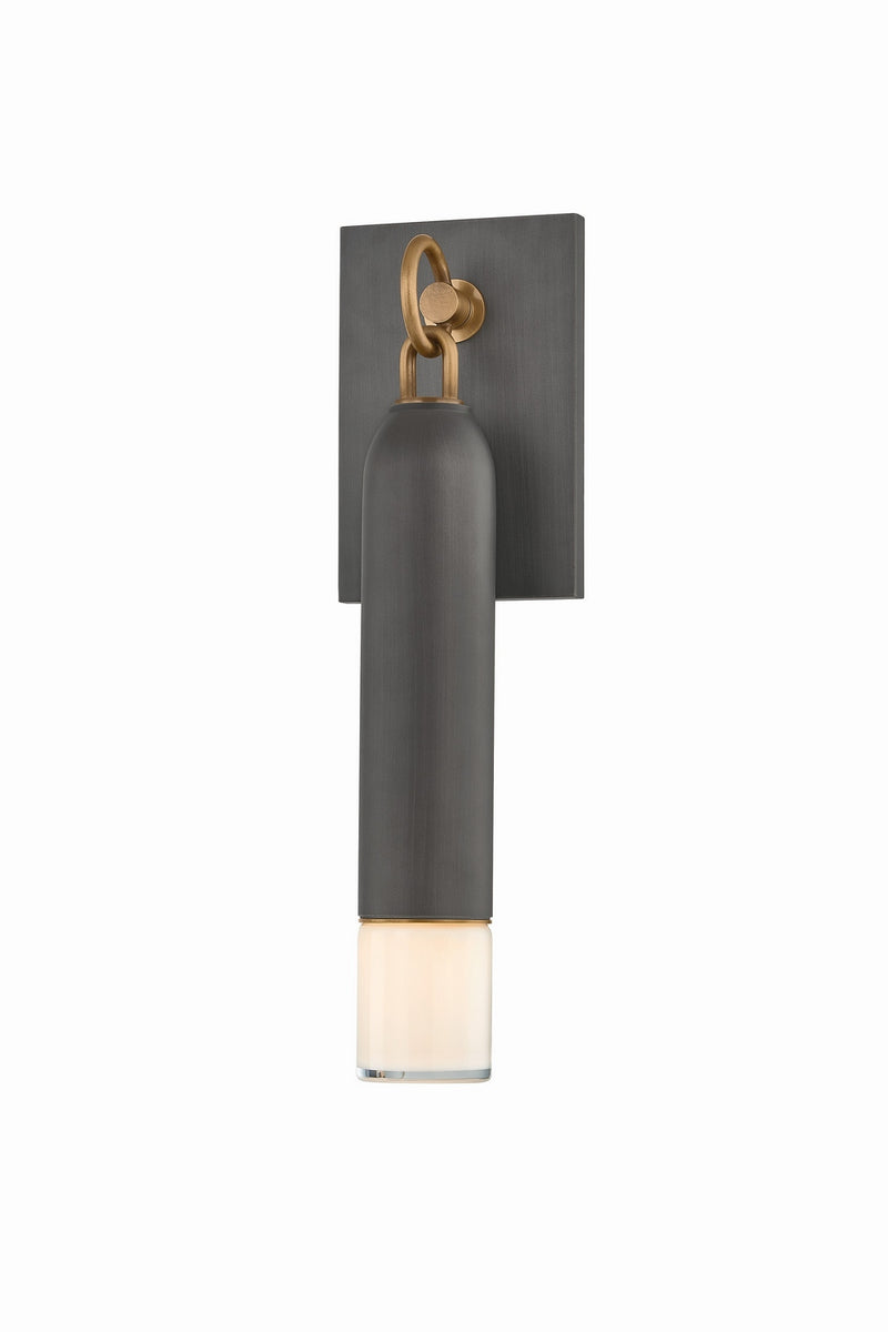 Troy Lighting B5617-PBR/GRA One Light Wall Sconce, Patina Brass