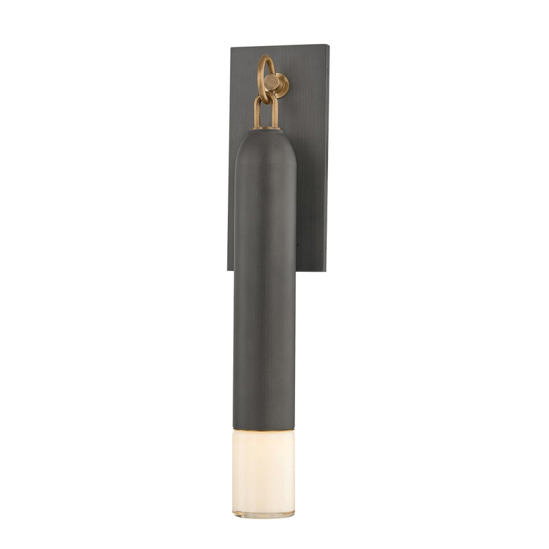 Troy Lighting B5623-PBR/GRA One Light Wall Sconce, Patina Brass