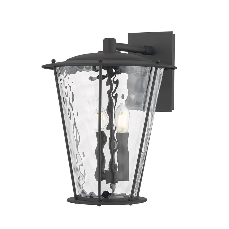 Troy Lighting B7117-TBK Two Light Wall Sconce, Texture Black