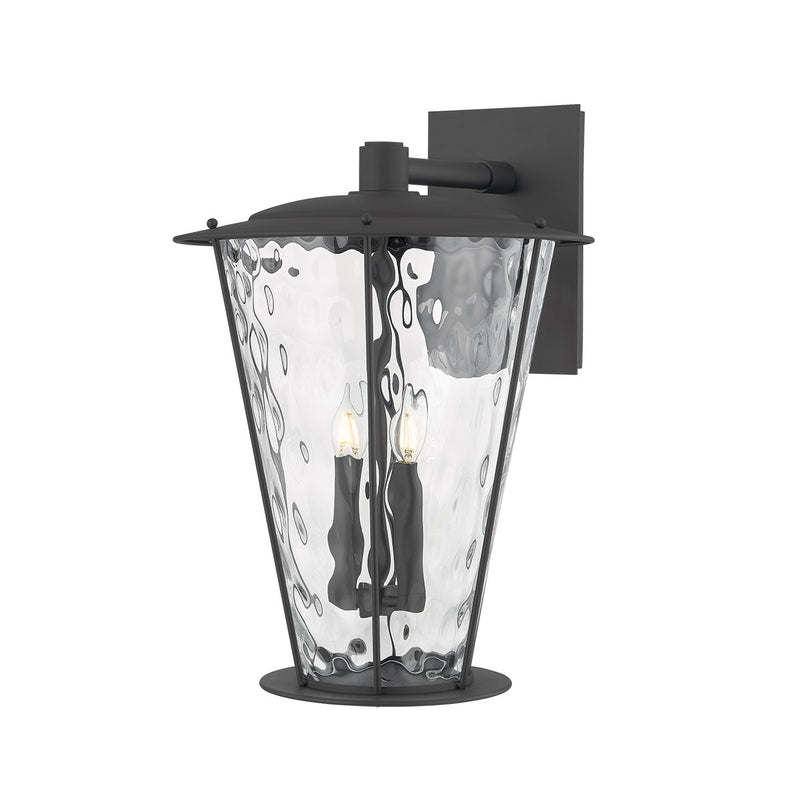 Troy Lighting B7122-TBK Two Light Wall Sconce, Texture Black