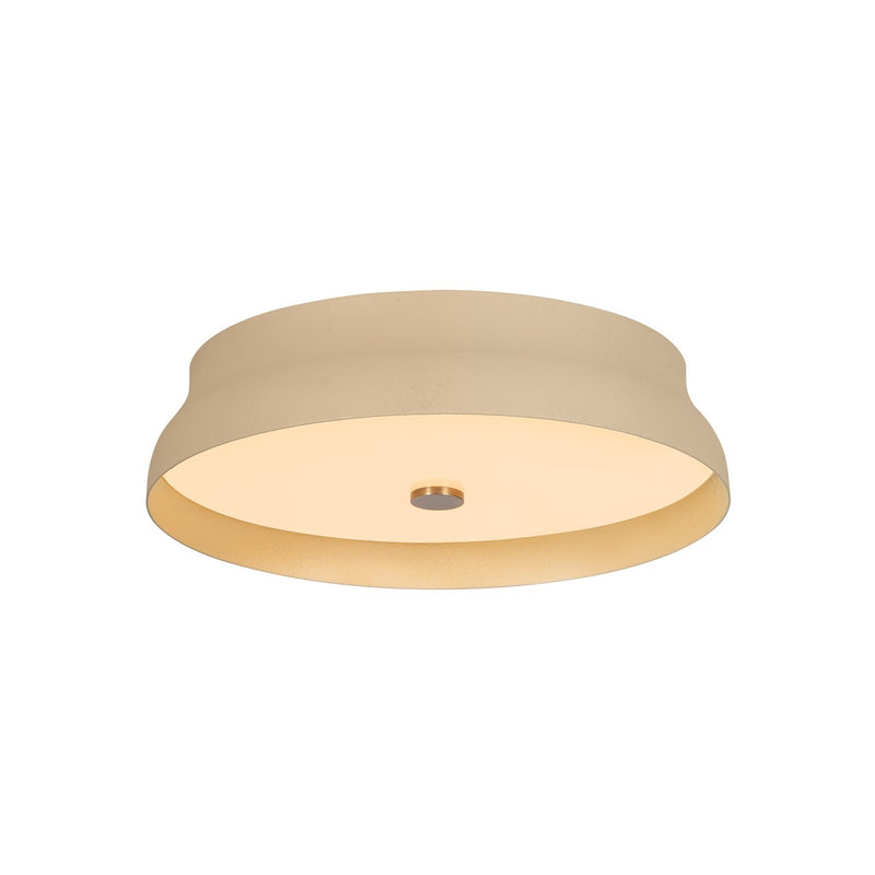 Troy Lighting C7216-PBR/GCR LED Flush Mount, Patina Brass