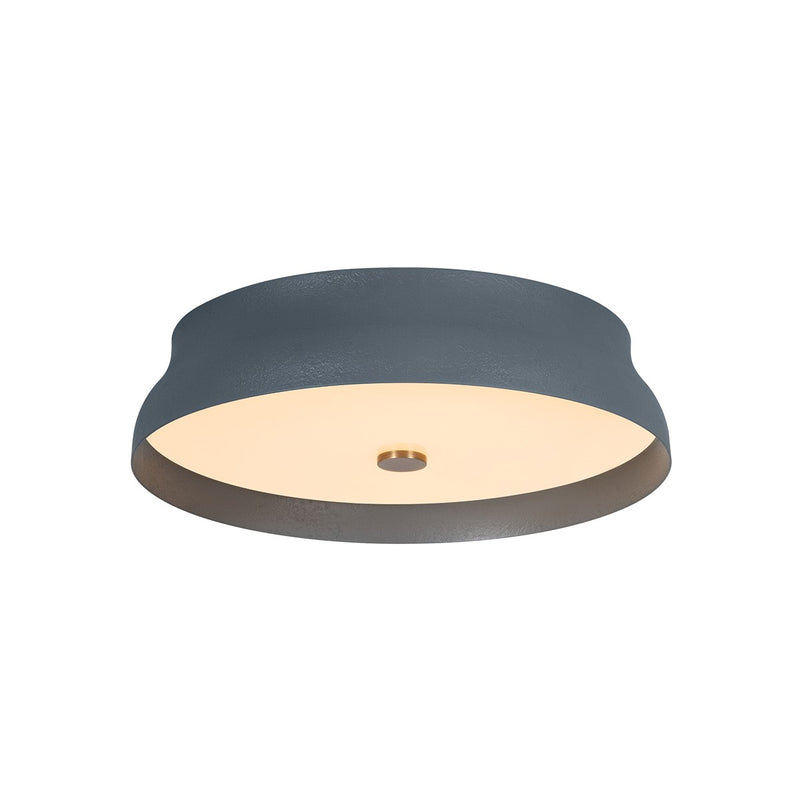 Troy Lighting C7216-PBR/GSL LED Flush Mount, Patina Brass