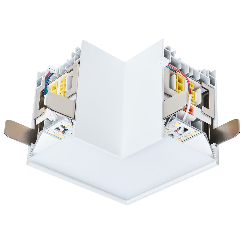 Nuvo Lighting 65-1183 L-Connector for LED Linear System, White