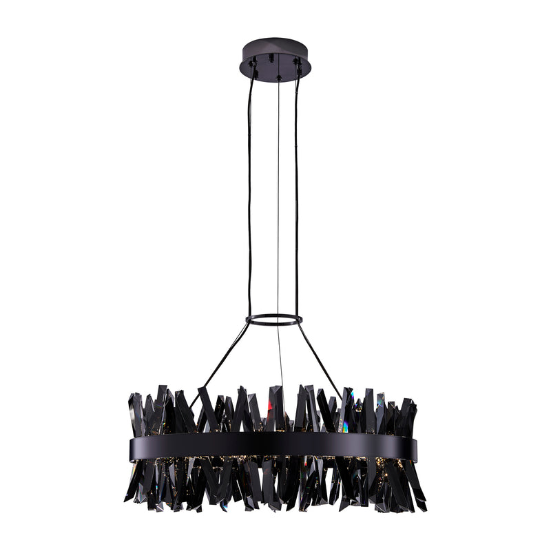 Allegri 030255-184 LED Chandelier, Black Nickel