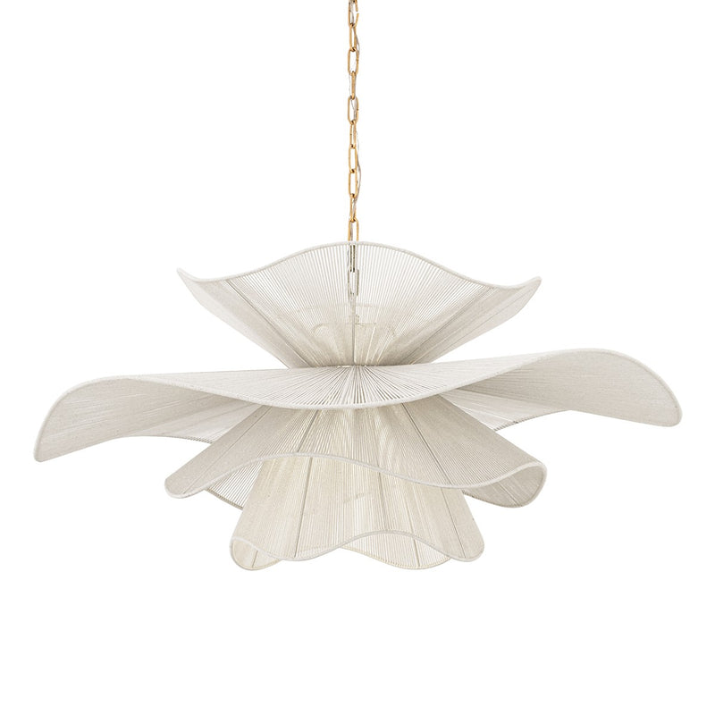 Mitzi H1084701L-AGB One Light Chandelier, Aged Brass