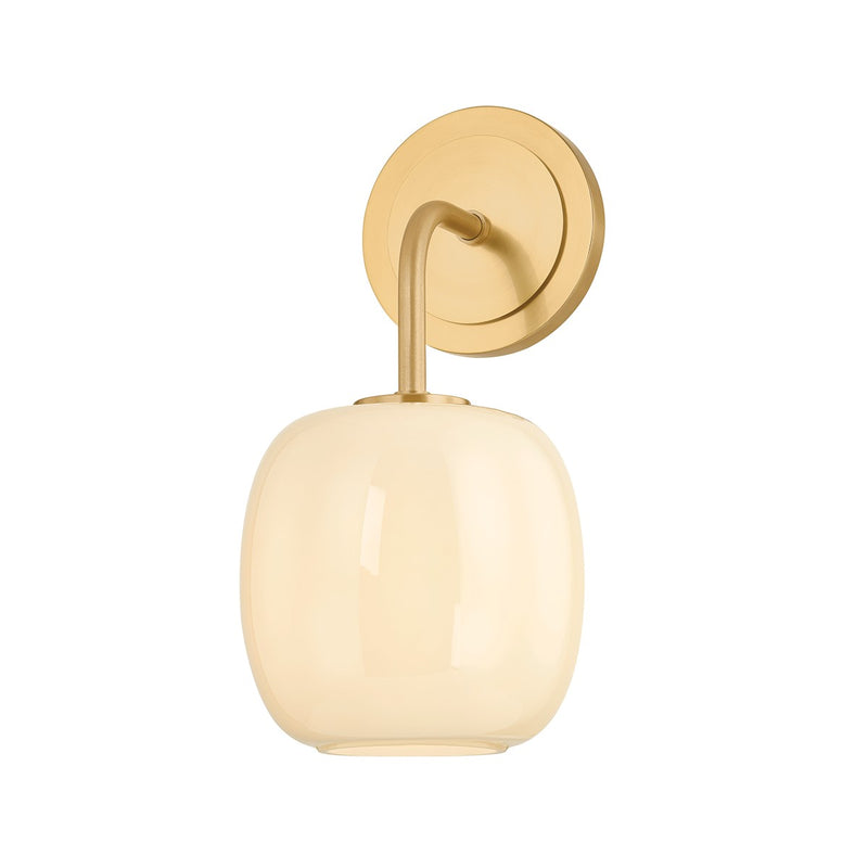 Mitzi H1092101-AGB One Light Wall Sconce, Aged Brass