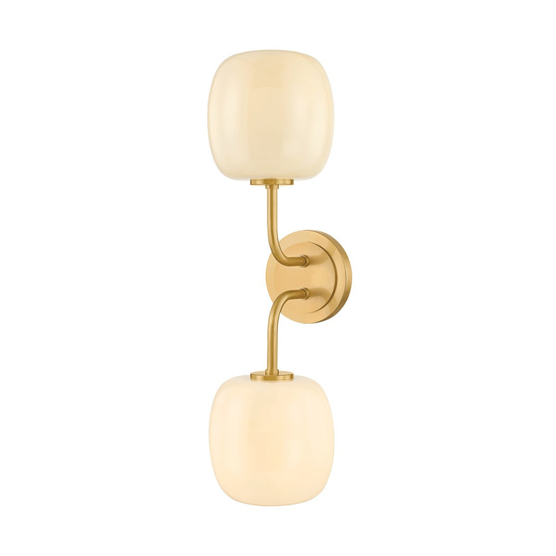 Mitzi H1092102-AGB Two Light Bath, Aged Brass