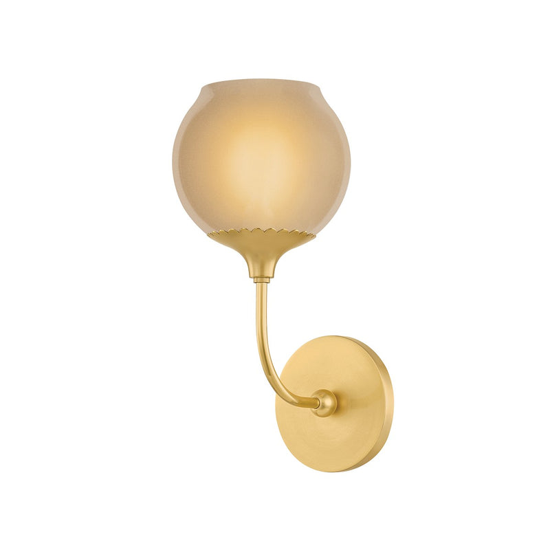Mitzi H1098101-AGB One Light Wall Sconce, Aged Brass