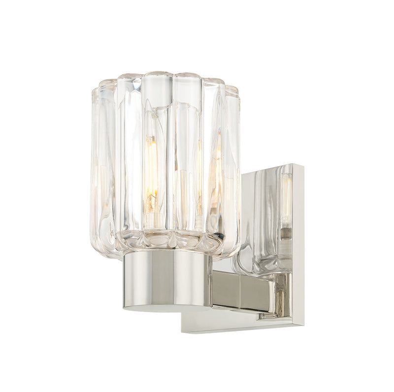Mitzi H1107301-PN One Light Bath, Polished Nickel