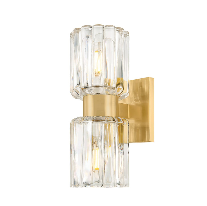 Mitzi H1107302-AGB Two Light Bath, Aged Brass
