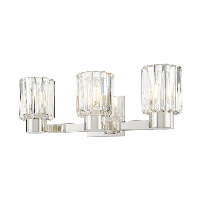 Mitzi H1107303-PN Three Light Bath, Polished Nickel