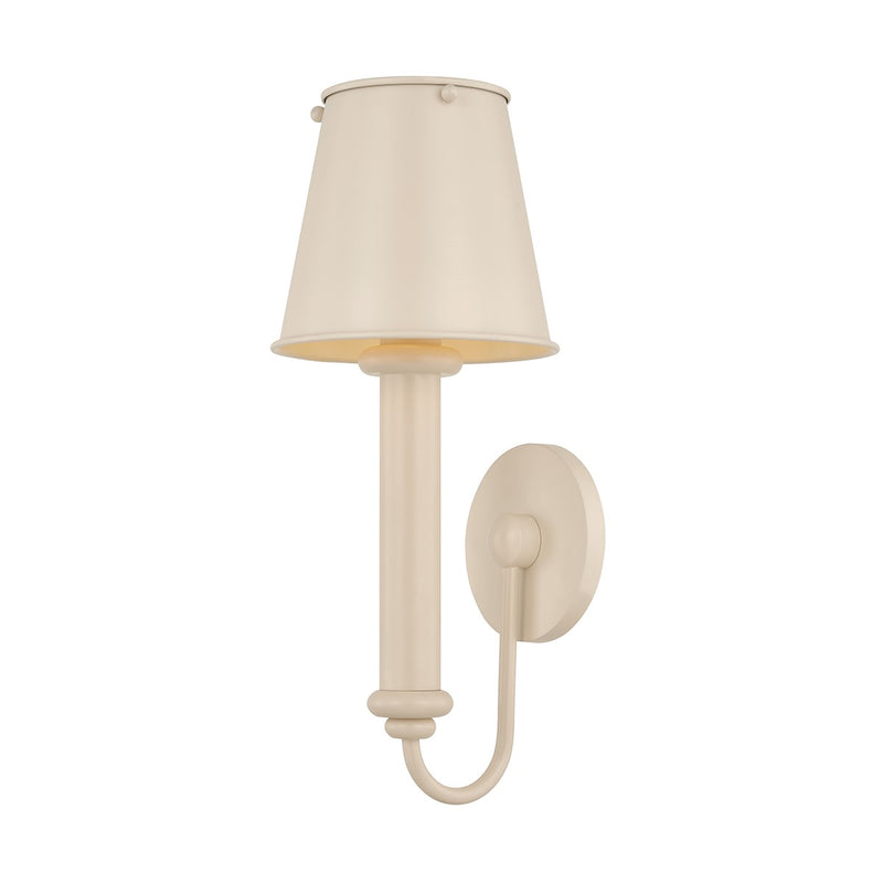 Mitzi H1123101-SBQ One Light Wall Sconce, Soft Bisque