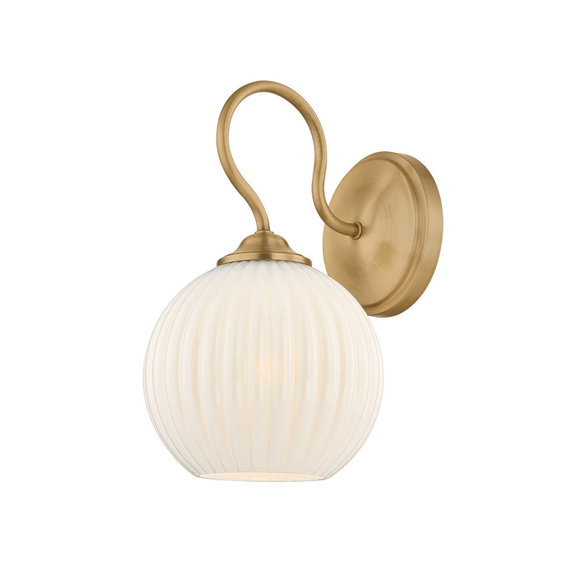 Mitzi H1130101-PBR One Light Wall Sconce, Patina Brass