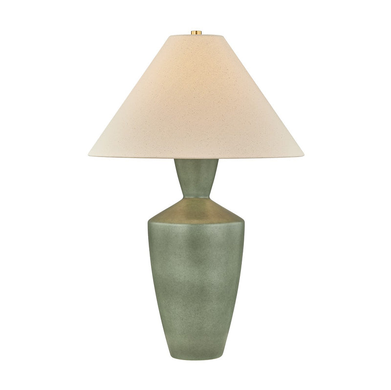 Mitzi HL1033201-AGB/CAM One Light Table Lamp, Aged Brass