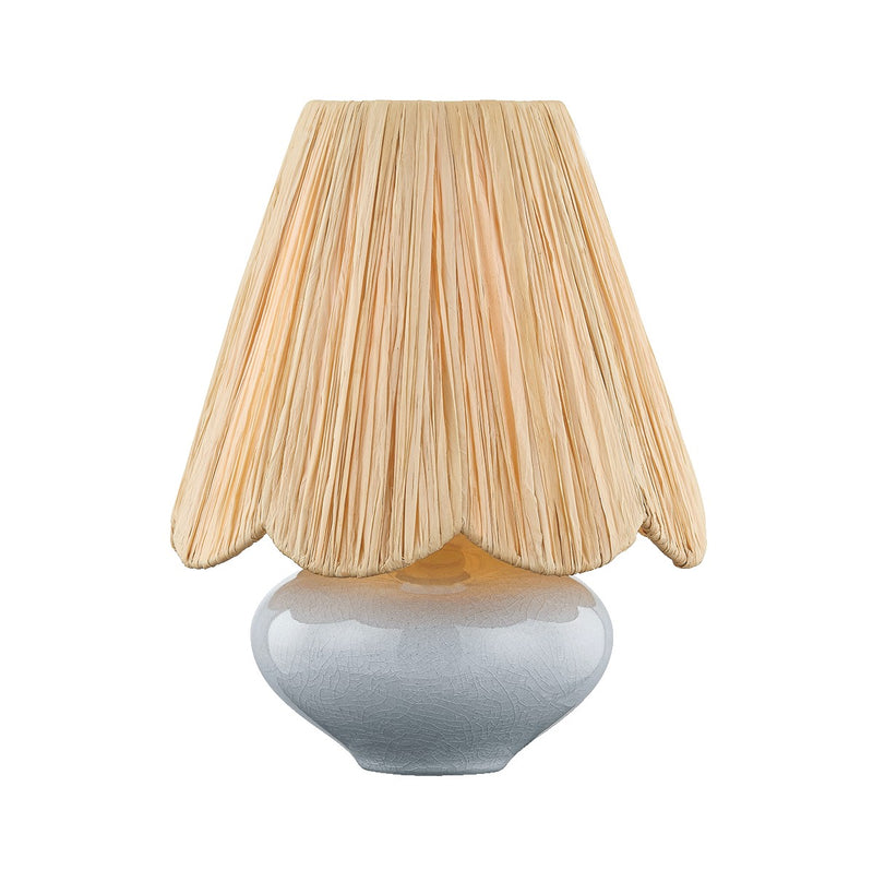 Mitzi HL1157201-AGB/CFK One Light Table Lamp, Aged Brass