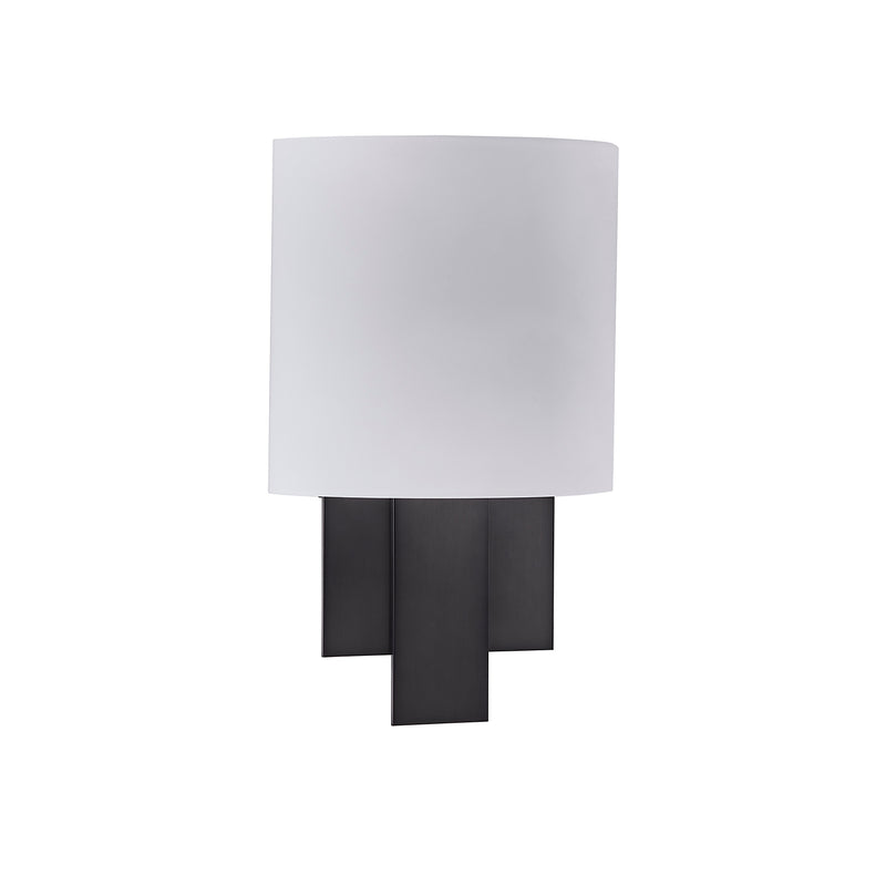 Kalco 4652SBN One Light Wall Sconce, Satin Black Nickel