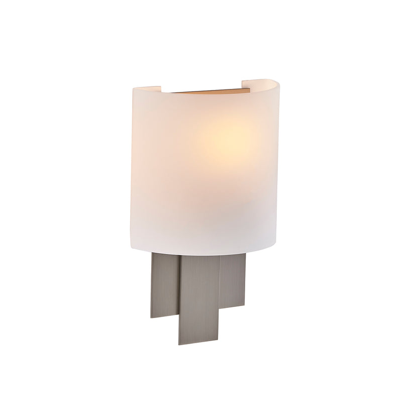 Kalco 4652SN One Light Wall Sconce, Satin Nickel