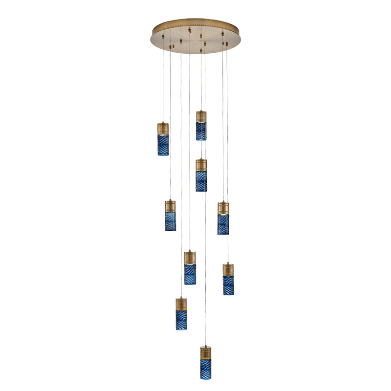 Kalco 524951WB LED Chandelier, Winter Brass