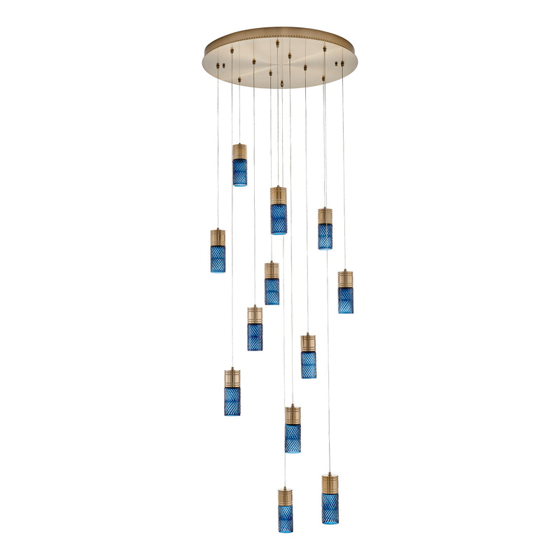 Kalco 524952WB LED Chandelier, Winter Brass