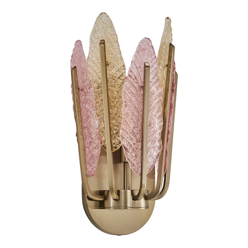 Kalco 526521BCG One Light Wall Sconce, Brushed Champagne Gold