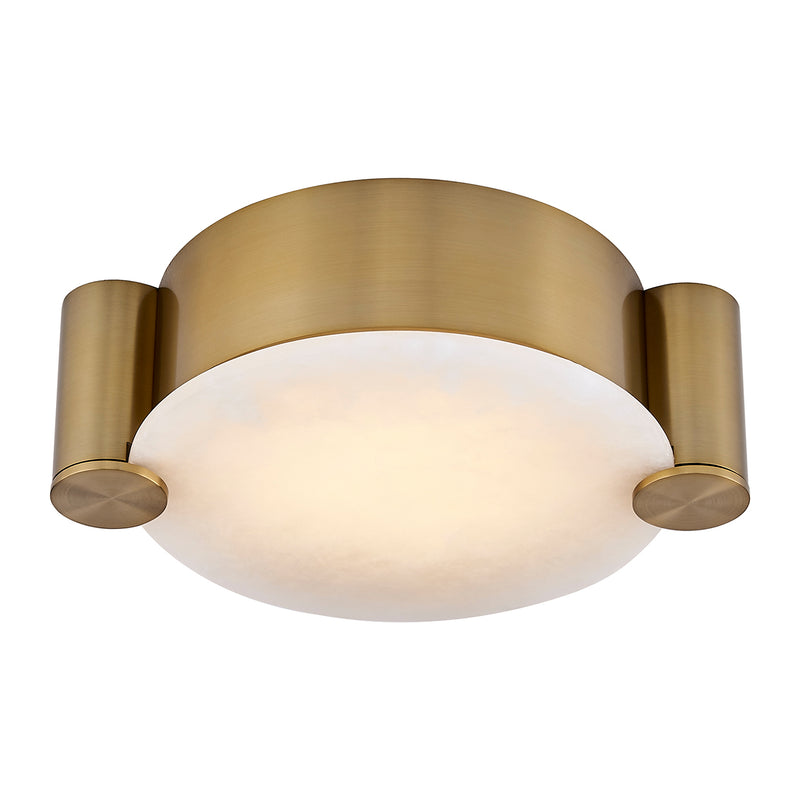Kalco 528741WB LED Flush Mount, Winter Brass