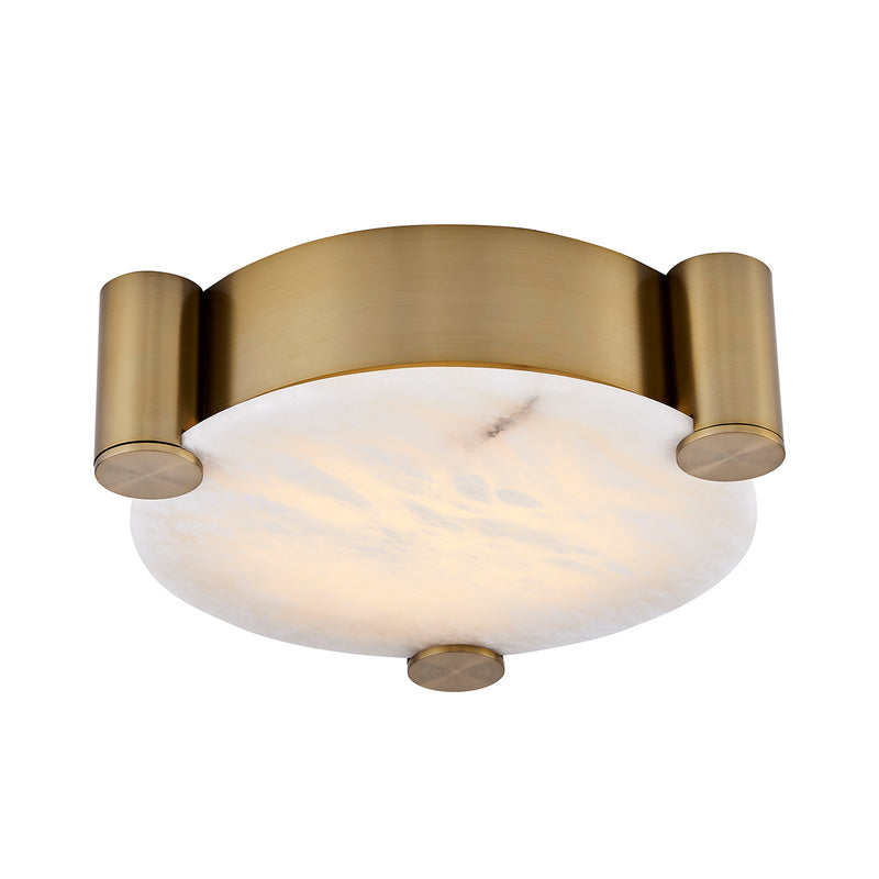 Kalco 528742WB LED Flush Mount, Winter Brass